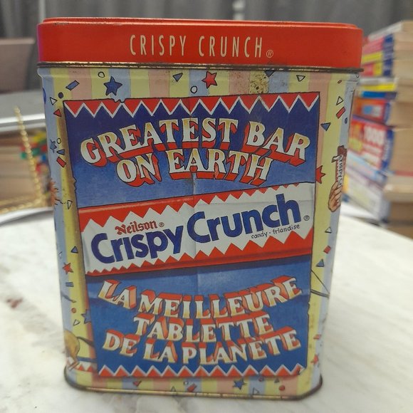 Vintage Neilson Crispy Crunch at the Circus Candy Tin - Picture 1 of 9
